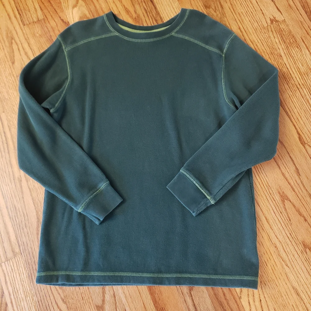 GAP Hunter/Forest Green Long-sleeve Tee Size: XL(12)